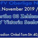 FC Hertha 03 Zehlendorf vs. SV Victoria Seelow am 10.11.2019