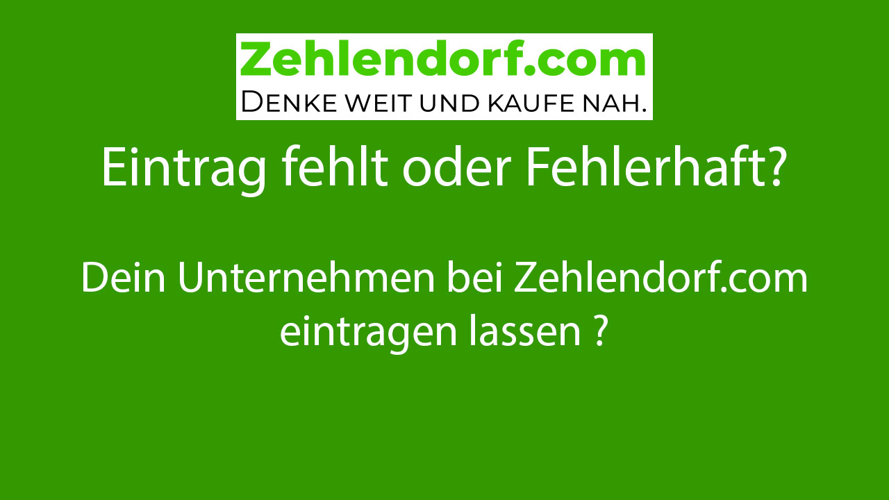 Dein Unternehmen auf Zehlendorf.com