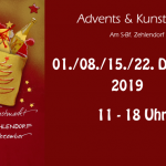 Weihnachtlicher Kunstmarkt im kleinen Teltower Damm