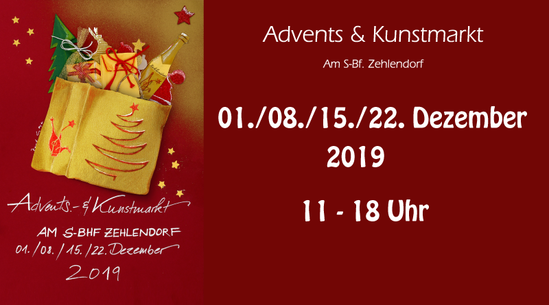 Weihnachtlicher Kunstmarkt im kleinen Teltower Damm