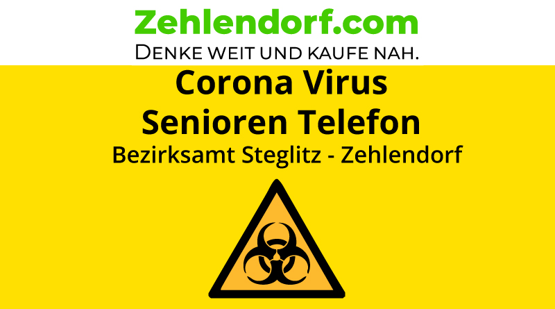 Senioren Telefon des Bezirksamtes Steglitz-Zehlendorf