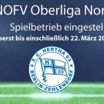 NOFL Oberliga Nord Spielbetrieb vorerst eingestellt