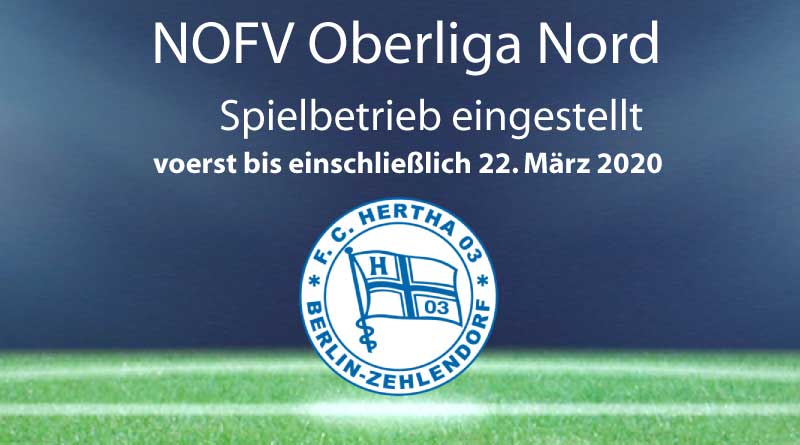 NOFL Oberliga Nord Spielbetrieb vorerst eingestellt