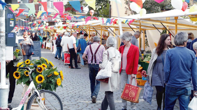 Einkaufen auf dem Zehlendorfer Frischemarkt! Im Freien mit sicherem Abstand! Samstags von 9 – 16 Uhr