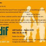 Reden hilft! ddif Hotline das Deutsch-Dänische Institut für Familientherapie