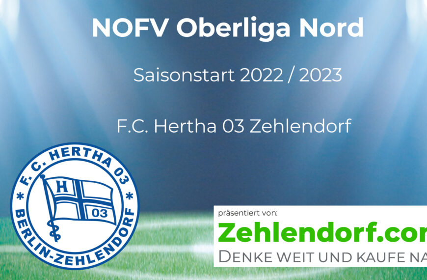 H03 NOFL Oberliga Nord Saisonstart 2022 – 2023